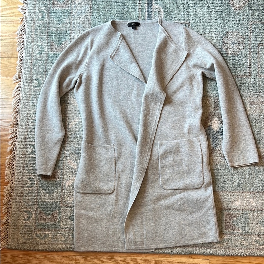 J. Crew Gray Women's Sweater Cardigan